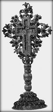 Крст, сребро, кујунџијски рад, 1866.